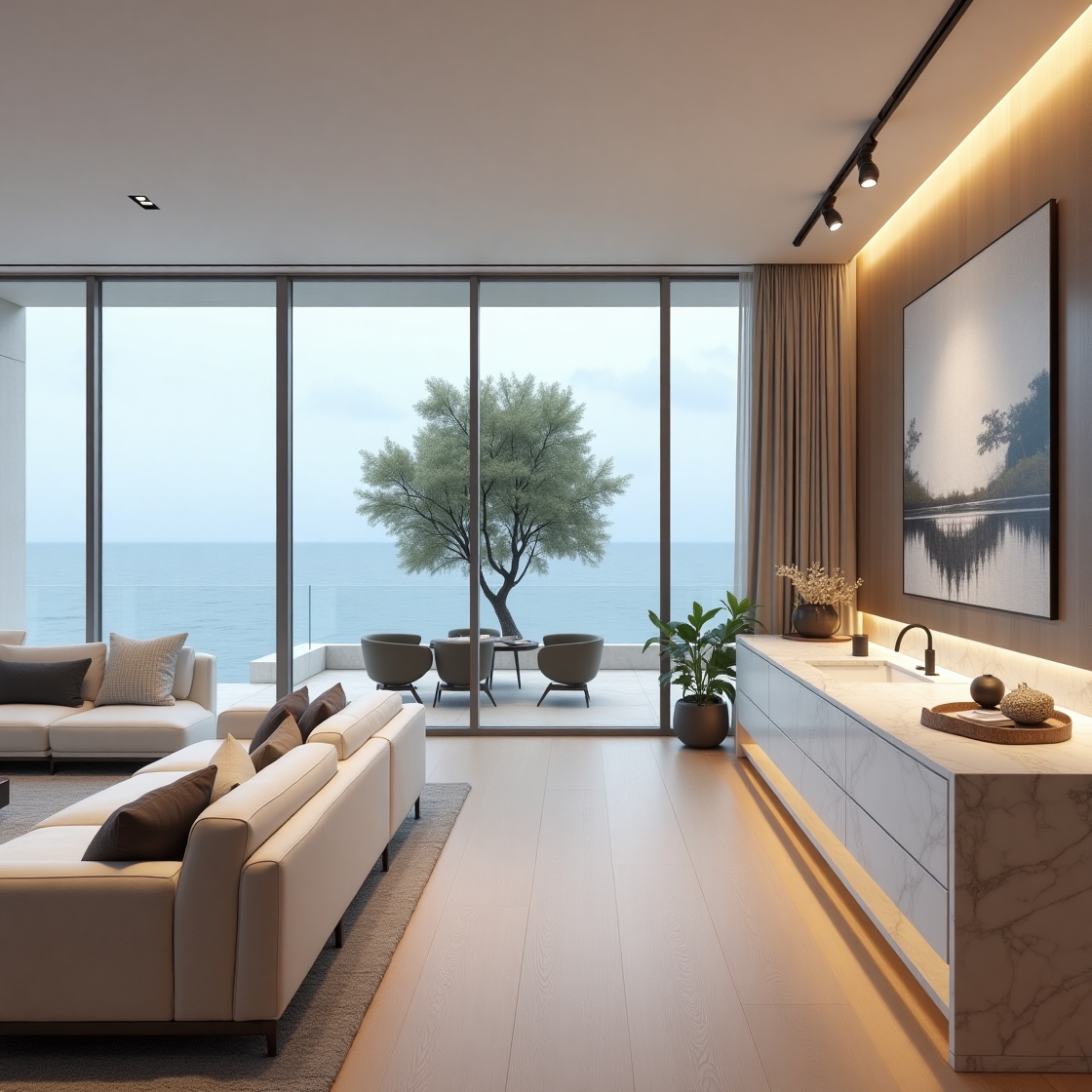 Flux_Dev_Interior_of_a_modern_luxury_villa_with_sea_views_open_3
